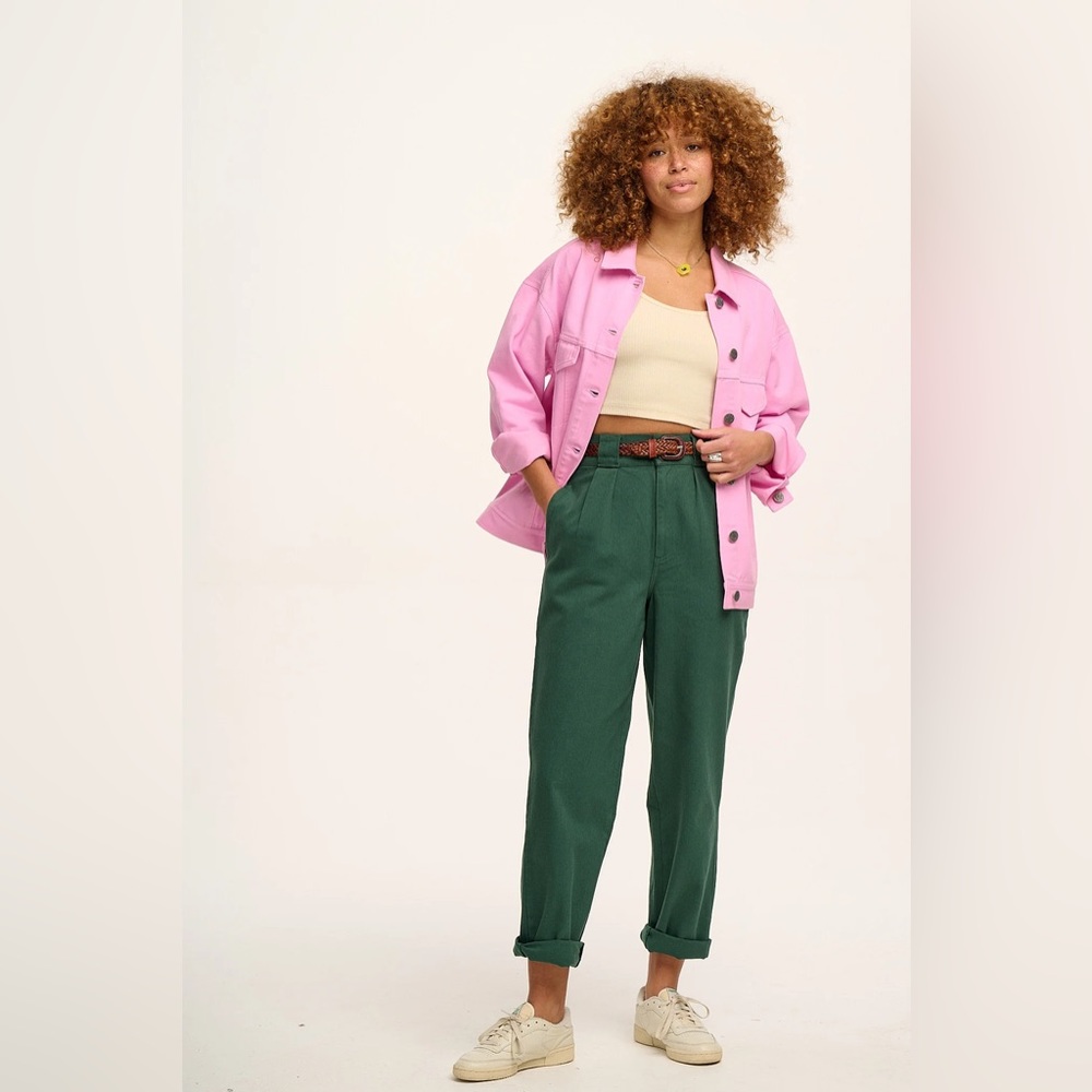 Lucy & Yak - Addison Tapered Jeans, Organic Twill, Green